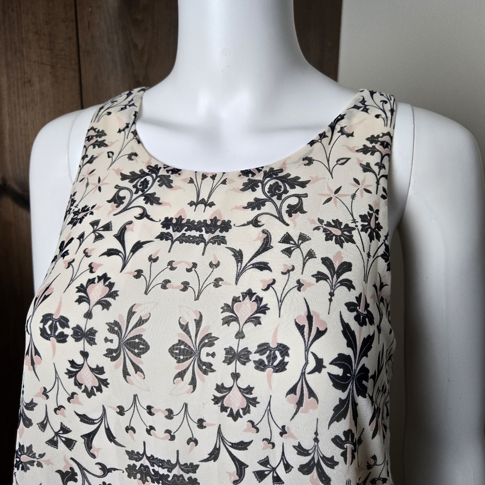 Max Studio Floral Dressy Tank Sleeveless Top - Picture 4 of 12